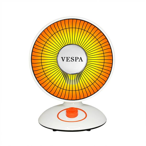 Vespa SH-T02 Durable Premium Quality Made Heater is Perfect for Home and Office 2 Heat Setting : 300W/600W Instant Heat Portable Standard Size Halogen Room Heater