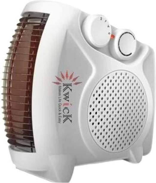 kwick Portable Electric Room Heater | 1000/2000W | 2 Heat Modes | Overheat Protection Fan Room Heater