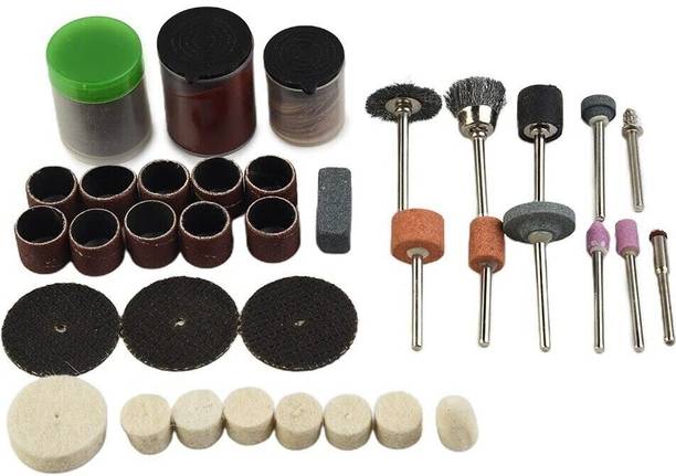 DIY Crafts 105pcs rotary accessories kit includes polishing tools, pads, cutting, drums 105pcs rotary accessories kit includes polishing tools, pads, cutting, drums Rotary Tool