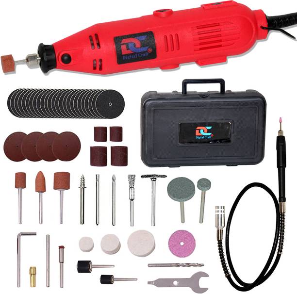 Digital Craft 130W Electric Rotary Grinder 6-Speed, 4...