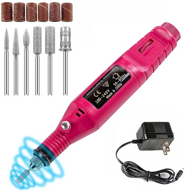 MILLENSIUM Gel Remover Nail Tools,Acrylic Nail Kit,File Finger,Portable Electric Drill -T18 Professional Electric Nail Art Drill File Machine Manicure Padicure Tool Set-T18 Rotary Tool
