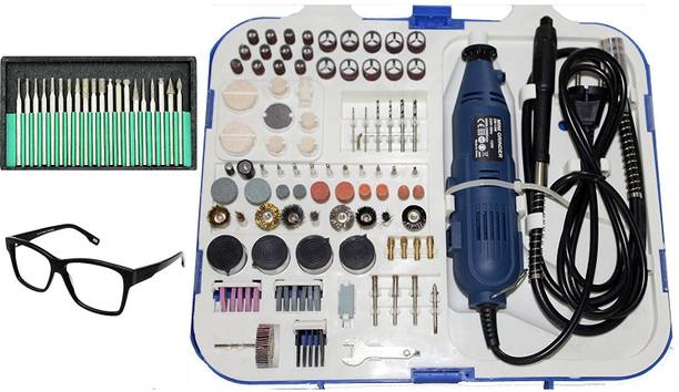 Digital Craft Rotary Tool Die Grinder and Accessory Kit DIY Crafts Kit All In One items DIY Works163 piece Rotary Tool