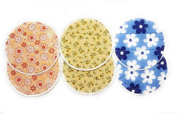 KERQOOR Floral Print Roti Round Flap Cover
