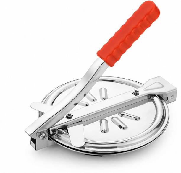 khedia Stainless Steel Chapati Press, Chapati Maker Roti Maker With Spatula and Brush Roti and Khakra Maker