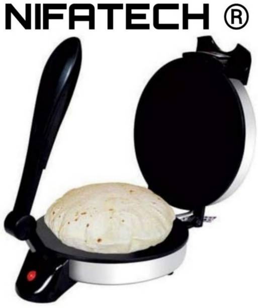 NIFA TECH ® Electric Automatic Roti Maker Machine with 1100 Watts Roti/Chapati/Parathas ST Roti and Khakra Maker