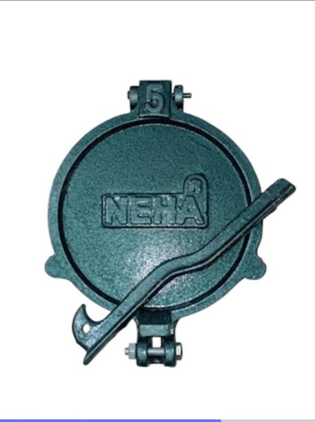 Neha Iron Manual Puri Maker | Poori Press Made with Stainless Steel Inner Surface Roti and Khakra Maker