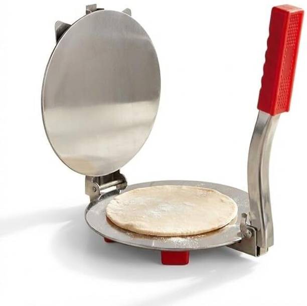 BAPASITARAM Puri Maker Stainless Steel Press Manual Roti Chapati Pres Heavy Duty Papad Maker Roti and Khakra Maker