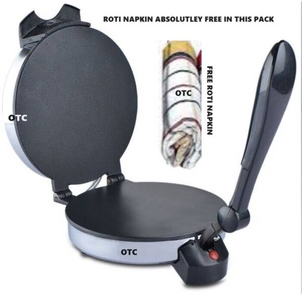 OTC Free Roti Napkin In This Pack NK-2 Non Stick Electric Roti and Khakra Maker