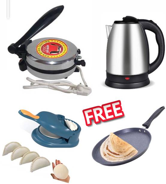 OTC Combo Pack Electric Non Stick 1 Year Warranty CPM-410 Roti and Khakra Maker