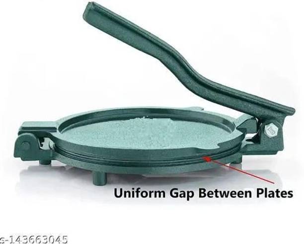 FORSQUARE Roti Maker Machine Heavy Duty Cast Stainless Steel Plates 8.50 Roti and Khakra Maker