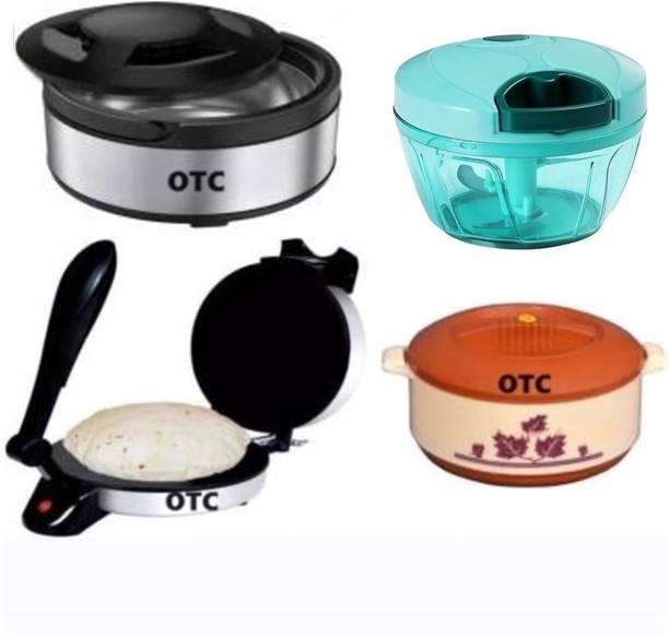 OTC Combo Pack Of 4500 Non Stick Electric Roti and Khakra Maker