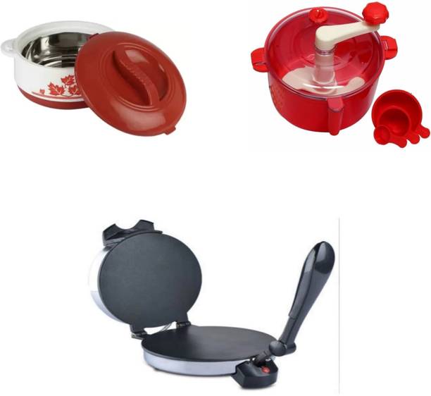 Viyasha ® Combos INDIA cassrole Dough maker automatic Roti and Khakra Maker