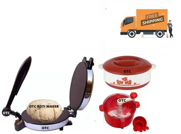 OTC Combo Of RM-3100 Electric Non Stick 1 Year Warranty CPM-2 Roti and Khakra Maker