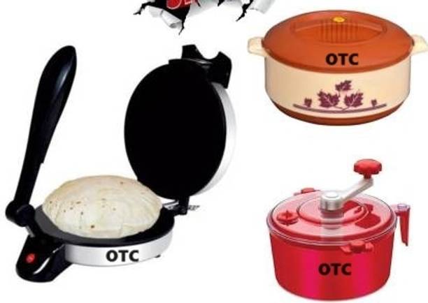 OTC Combo Of RM-3100 Electric Non Stick 1 Year Warranty CPM-9 Roti and Khakra Maker