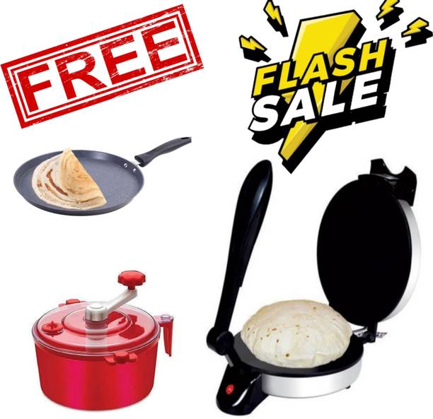 Viyasha ®Indian Chapati Roti/Maker Free Dosa tawa Dough maker Roti and Khakra Maker