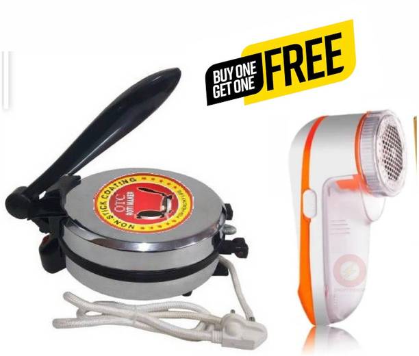 OTC Combo Of Free Electric Lint Remover ||Non Stick Electric Roti and Khakra Maker