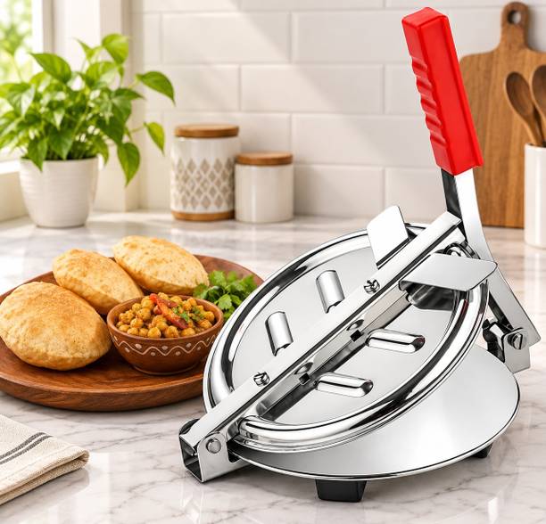 HBCREATION Stainless Steel Roti Press, Papad/Khakhra/Chapati Maker Roti and Khakra Maker Roti and Khakra Maker