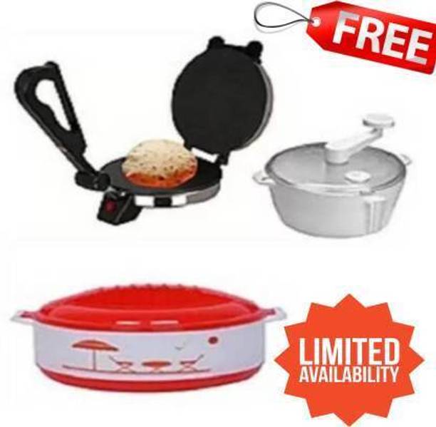 OTC New Stock Combo Of Rm-1900 Non Stick Electric 1 Year Warranty GM-6 Roti and Khakra Maker