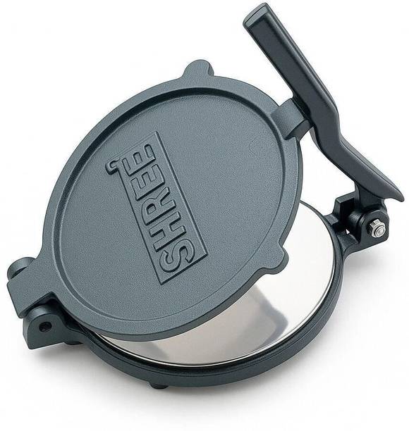BAPASITARAM Manual Roti Maker, Stainless Steel Surface, Chapati and Khakhra Press Roti and Khakra Maker