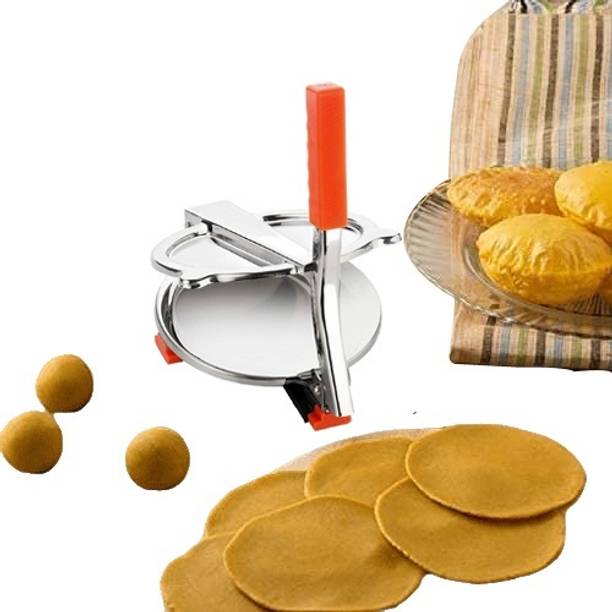 BLLUEX Puri Maker Machine with Handle Roti, Chapati, Thepla, Khakhra, Momos, Paratha Roti and Khakra Maker