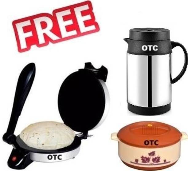 OTC Combo Of RM-3100 Electric Non Stick 1 Year Warranty CPM-36 Roti and Khakra Maker
