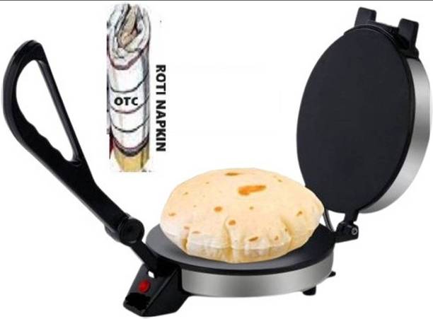 OTC Free Roti Napkin In This Pack NK-60 Non Stick Electric Roti and Khakra Maker