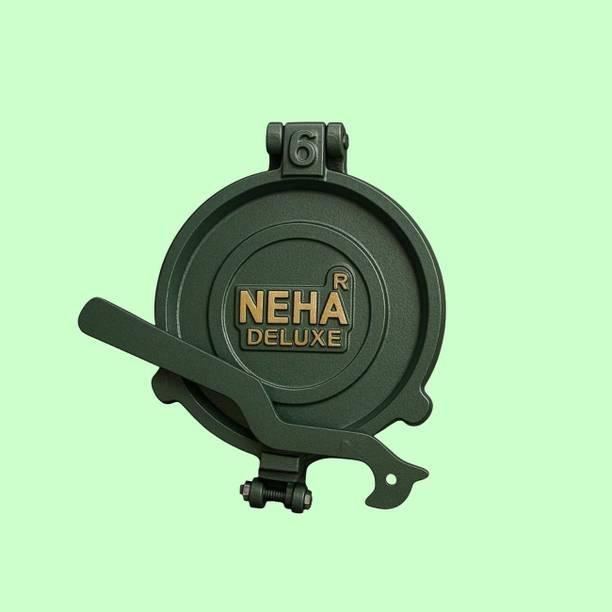 Neha Durable Iron Cast Body Roti Maker Manual Machine SS Inner Plate Hand Press Roti and Khakra Maker