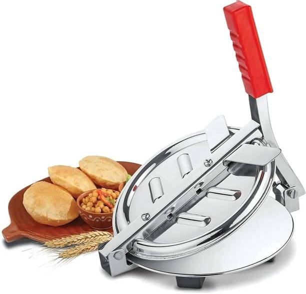 nainyta Stainless Steel Puri Maker Press Machine Roti and Khakra Maker