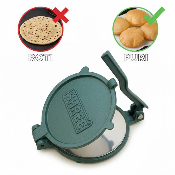 Kitchsmart Heavy Duty CI_No_6 Puri Press Machine for Kitchen | Puri, Papad Roti and Khakra Maker