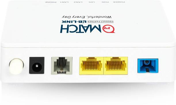 Match LB-Link BL-MX102L1V XPON ONU with Voice Router 0 GHz 1000 Mbps Wifi Speed NA Ethernet (Cable Broadband)