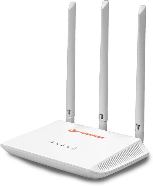 SECUREYE N300 4G LTE Router 5 GHz, 2.4 GHz 300 Mbps Wifi Speed Dual Band External Antenna MiFi (Sim Based)