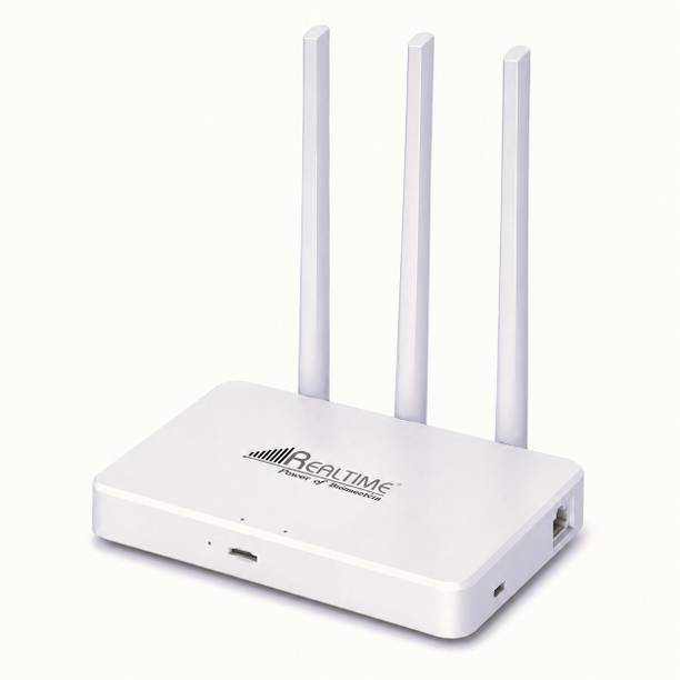REALTIME Power of Biometrics W8+ 4G LTE SIM Based Wireless WiFi Router 4G Router 2.4 GHz 100 Mbps Wifi Speed Single Band External Antenna MiFi (Sim Based)