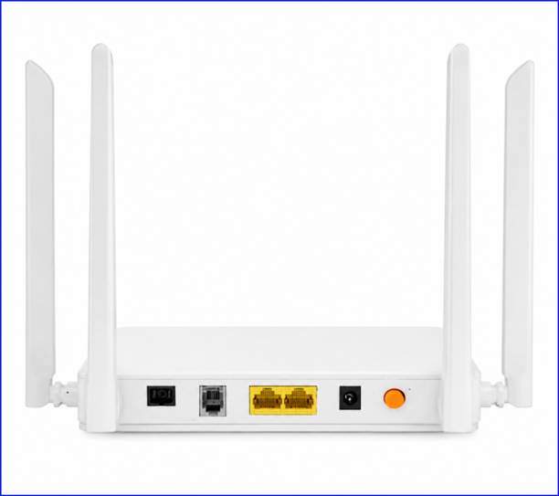 Syrotech WiFi Xpon ONT – S-XPON-2010-WDONTA 34 Wireless Router 2.4 GHz 1200 Mbps Wifi Speed Dual Band External Antenna Ethernet (Cable Broadband)