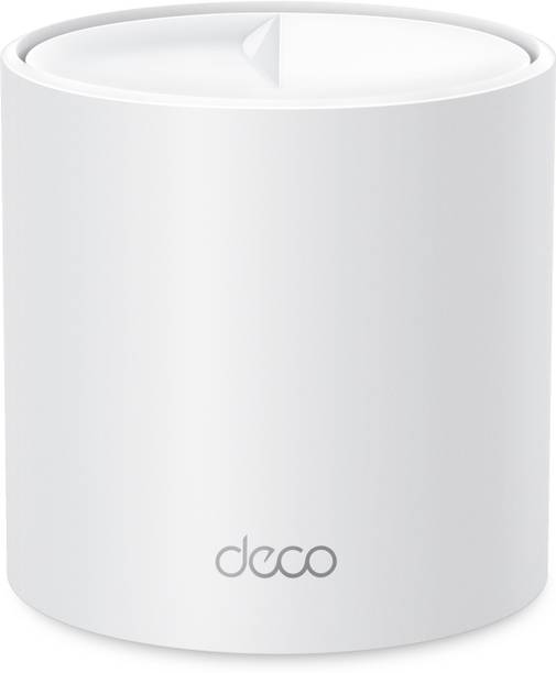 TP-Link Deco X10(1-pack) AX1500 AI Driven Whole Home Mesh Wi-Fi 6 System Mesh Router 2.4 GHz, 5 GHz 1500 Mbps Wifi Speed Dual Band Internal Antenna Ethernet (Cable Broadband)
