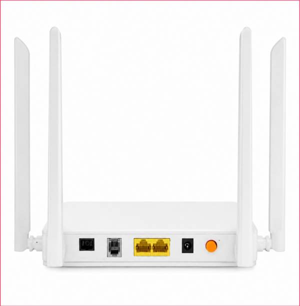 Syrotech WiFi Xpon ONT – S-XPON-2010-WDONTA 31 Wireless Router 2.4 GHz 1200 Mbps Wifi Speed Dual Band External Antenna Ethernet (Cable Broadband)