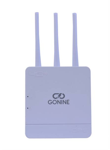 GONINE 4G & 5G 300Mbps Wireless Plug and Play with Micro SIM Card Slot 4G Router 2.4 GHz, 5 GHz 300 Mbps Wifi Speed Dual Band External Antenna MiFi (Sim Based)