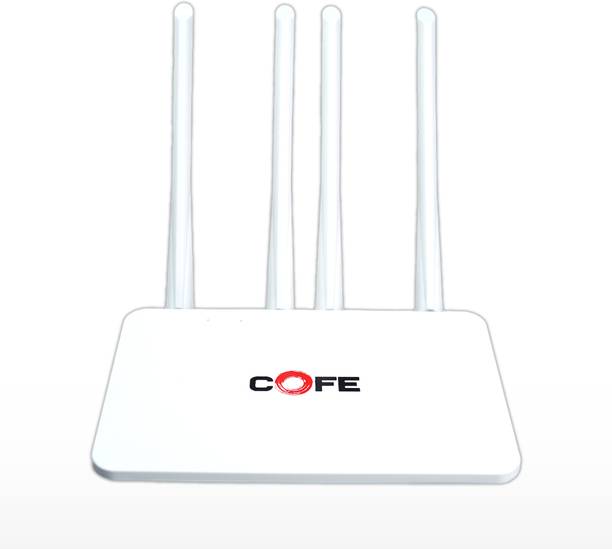 COFE CF-05-CT04 (Wi-Fi 6) Support 4G Sim Wi-Fi Router 4G Router 2.4 GHz 300 Mbps Wifi Speed Single Band External Antenna MiFi (Sim Based)