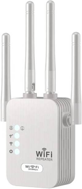 Cokoeye 300Mbps Dual-Band Pro WiFi Extender 4G Router 2.4 GHz 300 Mbps Wifi Speed Single Band Internal Antenna MiFi (Sim Based)