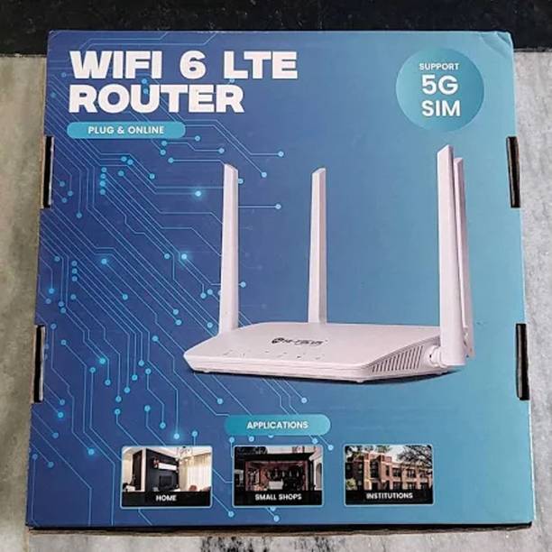 HI-FOCUS HF-R1104T Router 2.4 GHz 100 Mbps Wifi Speed Single Band External Antenna MiFi (Sim Based)