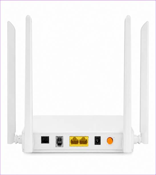 Syrotech WiFi Xpon ONT – S-XPON-2010-WDONTA 33 Wireless Router 2.4 GHz 1200 Mbps Wifi Speed Dual Band External Antenna Ethernet (Cable Broadband)