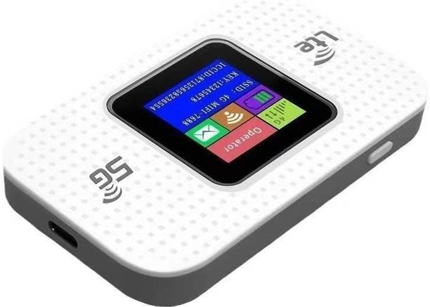 MARS 5G dongle support All Sim Fast Speed 350Mbps Router 2.4 GHz 350 Mbps Wifi Speed Single Band Internal Antenna MiFi (Sim Based)