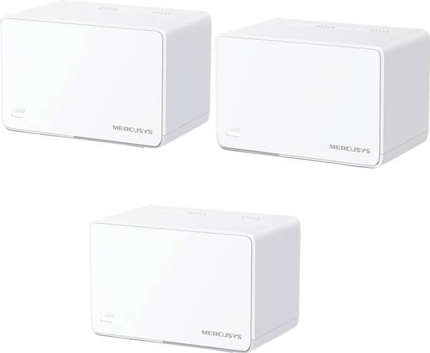 Mercusys Halo H50G 3-PACK AC1900 Whole Home Mesh Wi-Fi System 3000 Mbps Mesh Router (White, Dual Band)