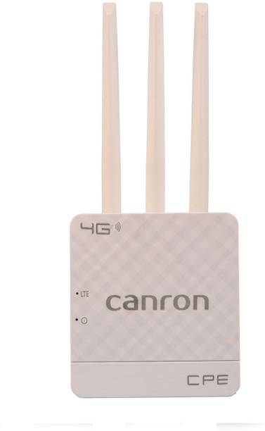 CANRON CPE990 300Mbps Wireless 4G LTE, Wi-Fi 300H, Plug and Play, Parental Controls, Guest Network, with Micro SIM Card Slot, WiFi Router 4G Router 2.4 GHz, 5 GHz 300 Mbps Wifi Speed Dual Band External Antenna MiFi (Sim Based)