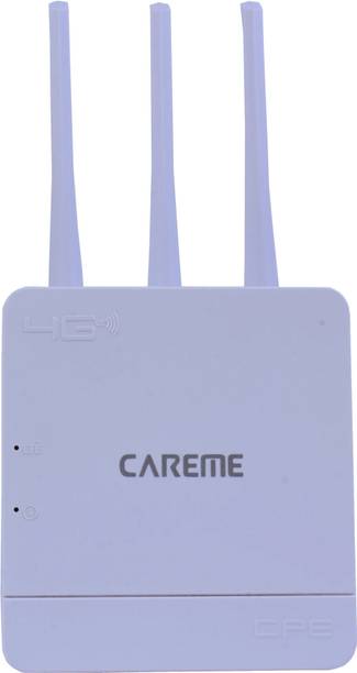 CareME 5G Sim compatible router Connect with DVR/NVR/WiFi Camera/Desktop,Laptop,Mobile 4G Router 2.4 GHz 150 Mbps Wifi Speed NA External Antenna MiFi (Sim Based)