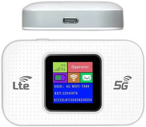 MARS 4G LTE Dongle with 5G Performance Support – Up to 350 Mbps High-Speed Router 2.4 GHz 350 Mbps Wifi Speed Single Band Internal Antenna MiFi (Sim Based)