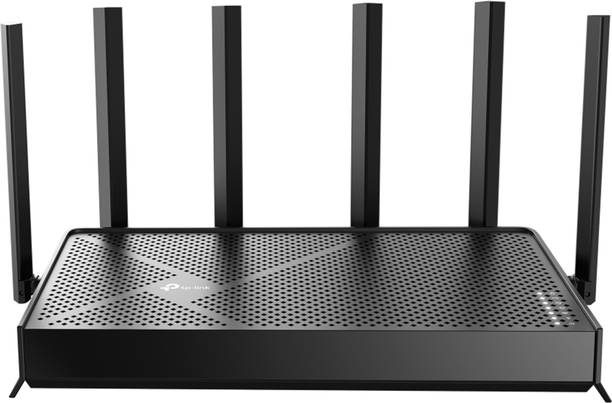 TP-Link Archer BE400 6500 Mbps Wi-Fi 7 Gigabit Router Wireless Router 2.4 GHz, 5 GHz 6500 Mbps Wifi Speed Dual Band External Antenna Ethernet (Cable Broadband)