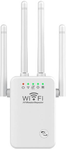 MARS Wireless 300 Mbps Universal Broadband/WiFi Extender with 4 Antenaa for Home WiFi Range Extender 2.4 GHz 300 Mbps Wifi Speed Dual Band External Antenna Access Point Mode