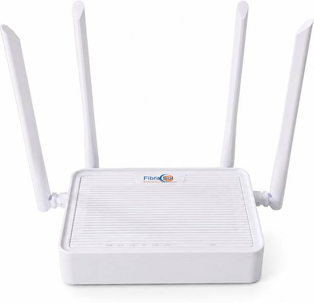 FibrSol FS-HGR2000W-DV Gaming Router 5 GHz, 2.4 GHz 1200 Mbps Wifi Speed Dual Band External Antenna Access Point Mode