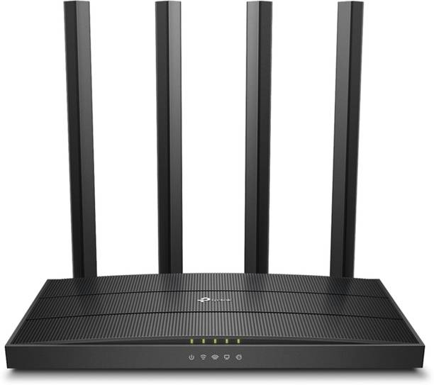 TP-Link Archer C6 MU-MIMO Gigabit Wireless Router 2.4 GHz, 5 GHz 1200 Mbps Wifi Speed Dual Band External Antenna Ethernet (Cable Broadband)