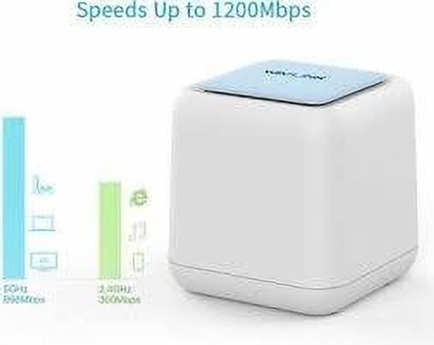 WAVLINK HALO BASE PRO X2 MU-MIMU Gigabit AC1200 Dual Band 5G Whole Home 1 Qty OEM Box Mesh Router 2.4 GHz 1200 Mbps Wifi Speed Dual Band Internal Antenna Ethernet (Cable Broadband)